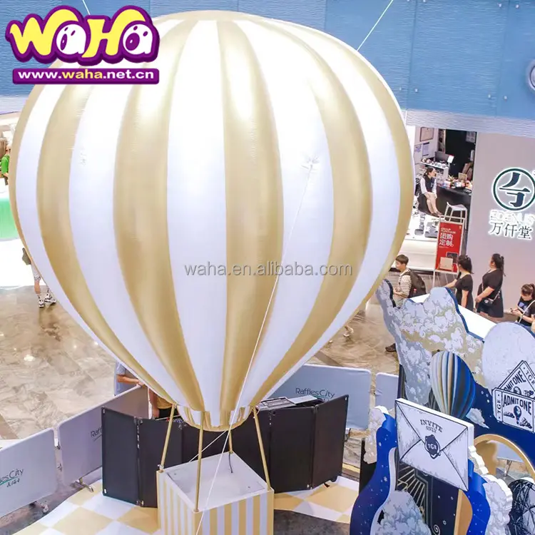 商業グレードのパーティープロモーション熱気球gonflableインフレータブル地上バルーン広告用
