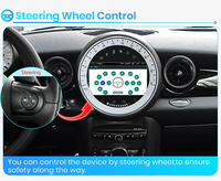 Junsun-Autoradio sans fil Carplay Android pour BMW Mini Cooper R56 R57 R60 2006-2013, navigation multimédia, autoradio 2din