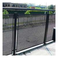 Tôle perforée en aluminium décoratif personnalisé pour clôture