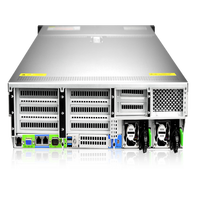 Servidor de 2U con CPU Dual AMD Epyc 9004/9005 y Memoria 24xDDR5, 8xSATA/SAS 3.5' HDD y 6 Tarjetas Aceleradoras PCIe5.0 y Servidor en Rack