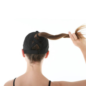 Gorra <span class=keywords><strong>de</strong></span> béisbol <span class=keywords><strong>de</strong></span> 6 paneles con cola <span class=keywords><strong>de</strong></span> caballo cruzada, <span class=keywords><strong>de</strong></span> malla 100% poliéster <span class=keywords><strong>de</strong></span> secado rápido, nueva colección primavera/verano <span class=keywords><strong>para</strong></span> <span class=keywords><strong>mujer</strong></span>, ideal <span class=keywords><strong>para</strong></span> uso casual al aire libre y protección solar. - Product Image 3