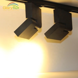 Hiện đại 30 Wát COB LED đèn theo dõi 6x2w xoay đường sắt gắn tuyến tính tại chỗ Giao hàng nhanh đen trắng nhôm đèn cho siêu thị - Product Image 3