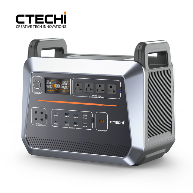 2000W 3000W Home Emergency Power Supply Portable Power Station Quick Charge High Capacity Solar Generator Power Station Camping
