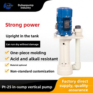 PT-25 Vertical Acid-Resistant Chemical <strong>Pump</strong> for Waste <strong>Gas</strong> Tower Customizable PP <strong>Water</strong> <strong>Pump</strong> - Product Image 2