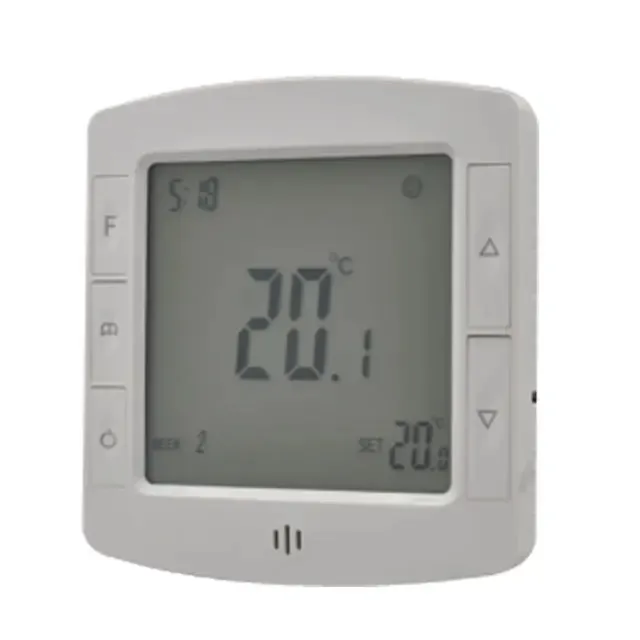 Thermostat de chauffage au sol à cristaux liquides WIFI pour chauffage au sol électrique, infrarouge ou eau chaude