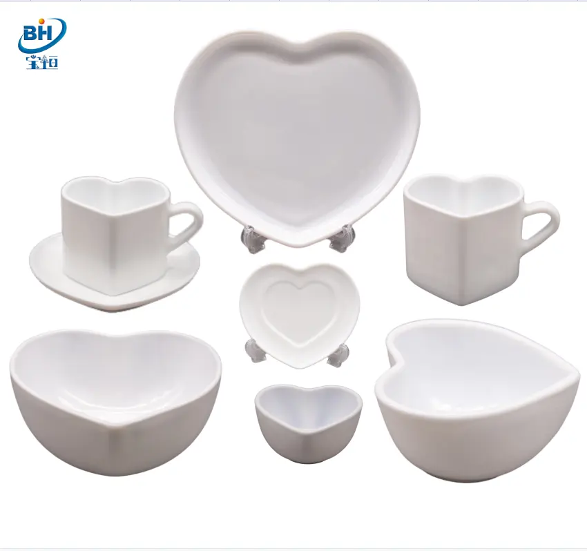 Новейшая дизайнерская Опаловая посуда в виде сердца, Лидер продаж, роскошная стеклянная посуда