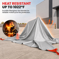 Couverture anti-feu réutilisable pour voiture 550-1100 ° Housse de suppression d'incendie pour véhicules électriques résistante à la chaleur