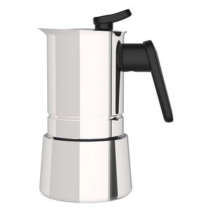 กาเฟตเตียร่า อิน็อกซ์ 4 ตาซเซ่ สตีล โมก้า อินดักชั่น โครโม ลูซิโด 02CF037 - Product Image 6