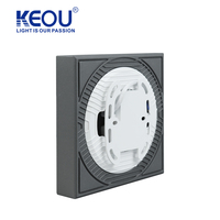 Smart Surface Mounted 3CCT Rétro-Éclairé Carré Chambre à coucher Led Plafond Intérieur Led Éclairage