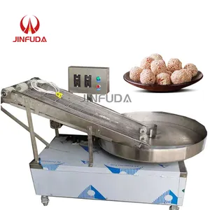 Chicken Breadcrumb Machine/Bread Crumb Coating Machine/Bread Crumb Covering Machine For Mochi