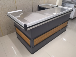 Cajero de tamaño regular para tiendas de conveniencia, venta al por mayor, Mostrador de supermercado de alta calidad - Product Image 6