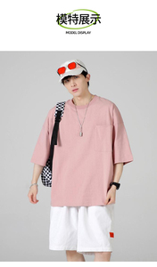 เสื้อยืดแขนสั้นผู้ชาย SORONA Cool Touch รุ่นปี 2026 สำหรับวัยรุ่น ทรงหลวม ใส่สบาย เหมาะสำหรับเล่นกีฬากลางแจ้ง - Product Image 2