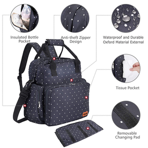 Bolsa de trocas de bebê, boa qualidade, venda, bebê, bolsa de fraldas portátil, mochila com grande capacidade para a mãe - Product Image 3