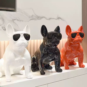 Pièces créatives <span class=keywords><strong>de</strong></span> <span class=keywords><strong>combat</strong></span> <span class=keywords><strong>de</strong></span> chiens français vendant <span class=keywords><strong>de</strong></span> la résine <span class=keywords><strong>de</strong></span> vent nordique grands accessoires décoration <span class=keywords><strong>de</strong></span> fenêtre <span class=keywords><strong>de</strong></span> maison artisanat bouledogue - Product Image 6