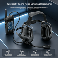 Casque ENC à réduction de bruit BT5.5 avec micro, écouteurs tactiques sans fil 85 dB, protection auditive pour le tir et la course