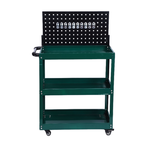 รถเข็นเครื่องมืออเนกประสงค์ <span class=keywords><strong>3</strong></span> ชั้น แบบมีล้อ สำหรับงานหนัก เหมาะสำหรับอู่ซ่อมรถยนต์ จัดเก็บอุปกรณ์ซ่อมรถยนต์ - Product Image 2