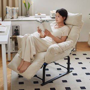 Sofá Individual de Estilo Moderno y Sencillo, Respaldo Ajustable, Tapicería de Pana, con Espacio de Almacenamiento, Ideal para el Hogar y el Dormitorio - Product Image 1