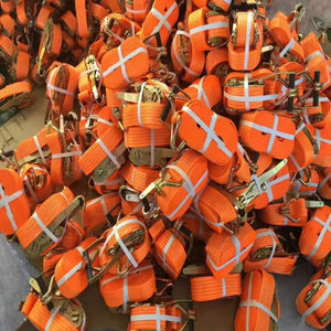 Лидер продаж, 2-дюймовый полиэстеровый удерживающий нагрузку выдвижной Трещоточный ремень с двойным J-образным крючком - Product Image 5