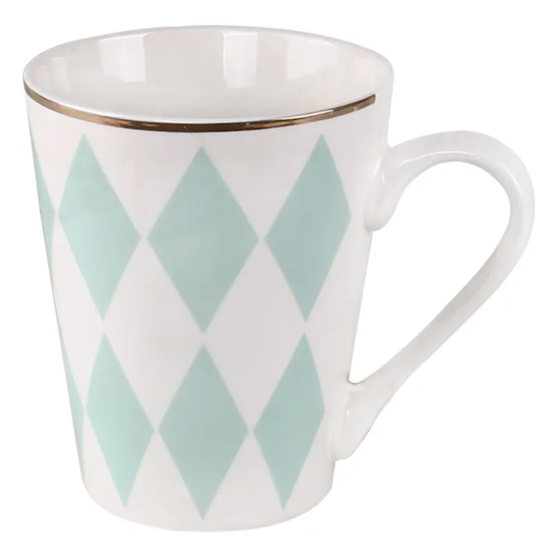 2022 new cheap brand new porcelain coffee mugs 350ml drinking ceramic mug coffee promotional