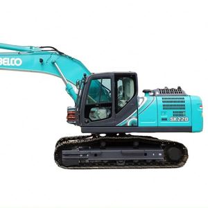 Mini-excavatrice d'occasion Kobelco de marque japonaise de premier plan, modèle SK220, avec climatisation, en vente - Product Image 1