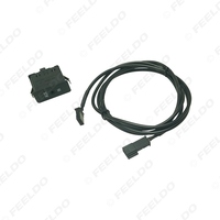 Panneau de commutateur d'interface Audio pour voiture, câble de musique pour BMW E39 E46 E38 E53 X5 adaptateur de câble AUX modifié