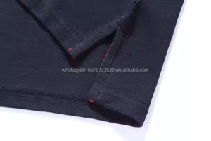 <span class=keywords><strong>Polo</strong></span> da <span class=keywords><strong>Uomo</strong></span> di Alta Qualità in Cotone 100% Pesante con Logo Ricamato Personalizzato, Stile Casual Vintage - Product Image 6