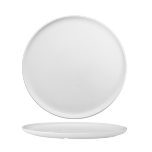 Assiette à dîner M1934 Riga empilable en porcelaine blanche 26 cm, fournitures de restauration hôtelière, vaisselle en gros - Product Image 1