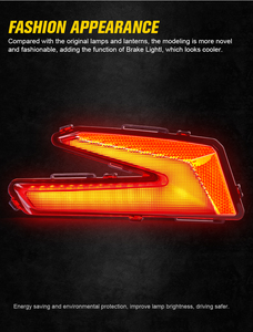 Para 2018 2019 2020 2021 <span class=keywords><strong>2022</strong></span> 2023 Can-Am <span class=keywords><strong>Maverick</strong></span> <span class=keywords><strong>X3</strong></span> <span class=keywords><strong>Max</strong></span> 4x4 Turbo DPS luces traseras LED Rojas - Product Image 5