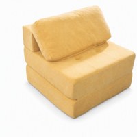 Sofá Cama Convertible Minimalista Moderno, Relleno de Esponja, Tapizado en Terciopelo, Respaldo Plegable, Funda Lavable, Ideal para Apartamentos o Huéspedes