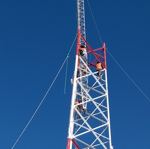 Nhúng nóng thép mạ kẽm tam giác lưới gió Guy mast Viễn Thông Antenna tháp phụ kiện - Product Image 4