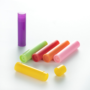 Envase de Lujo Vacío para Bálsamo Labial de 5g, Redondo, en Color Pastel Bambú, Tubo de Lápiz Labial Único - Product Image 4