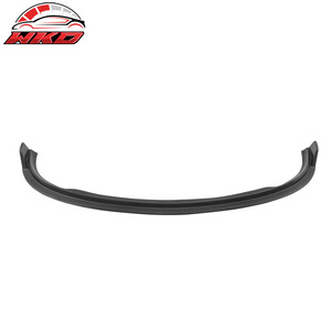 Convient pour Infiniti G37 Coupé 2 portes 2007-2009, lèvre de pare-chocs avant style MDA V2, non peinte, noire - Product Image 2