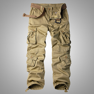 กางเกงผู้ชายกางเกงลายพรางหลวมๆหลายกระเป๋าสำหรับกลางแจ้ง - Product Image 2
