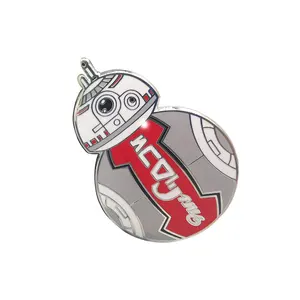 Robot Brooch Space universe enamel pin Astronaut Badge cute mysterious enamel pin