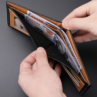Dompet Grosir FSW262 China, Model Sederhana dan Modis 2023, Tempat Kartu, Dompet Pria, Tas Uang, Dompet Resleting Serat Karbon untuk Pria