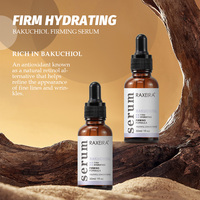 Sérum Visage Bio Hydratant Anti-Âge et Raffermissant au Bakuchiol et Squalane, Marque Blanche
