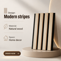 Panneaux muraux acoustiques imperméables et insonorisants pour salon, chambre à coucher, appartement - Matériel MDF