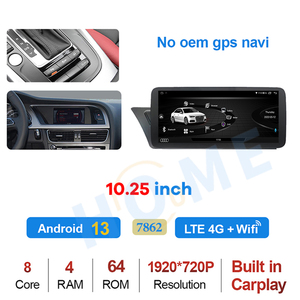 Nhà Máy Giá Xe <span class=keywords><strong>Video</strong></span> người chơi android13 tự động Apple Carplay GPS navigation trung tâm đa phương tiện xe DVD Player cho Audi A4 A5 B8 - Product Image 6