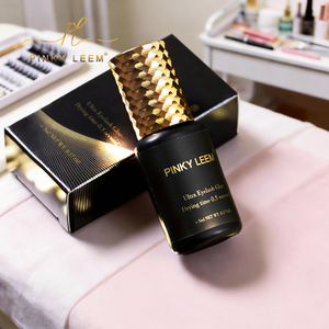Colle à cils professionnelle Pinky Leem, marque privée, sans hydroquinone, pour peaux sensibles, sans latex, faible humidité, en vrac, séchage rapide en 0,5 seconde - Product Image 1
