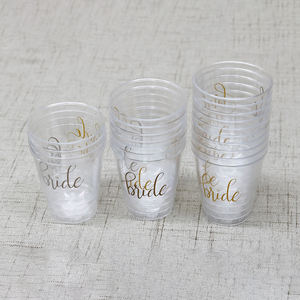 Gobelets en plastique jetables personnalisés de petite taille gobelets en plastique colorés pour boissons froides gobelet de tir - Product Image 1