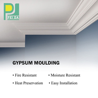 Moulures décoratives en PU, corniche en polyuréthane légère, garniture en PU pour la décoration intérieure des plafonds et des murs de villas