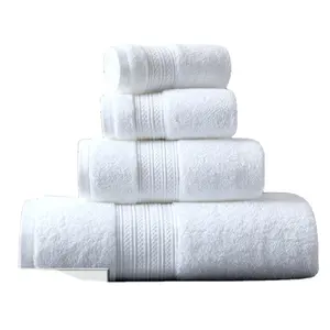 SANHOO超柔软酒店白条脸沐浴手布100% 棉毛巾