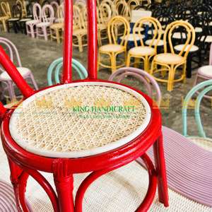 Charmante chaise d'enfant en rotin moderne et confortable, écologique et confortable, fabriquée à la main pour la chambre à coucher, la cuisine en plein air-pour les tout-petits - Product Image 2