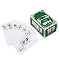 Cartes de Mahjong Américaines Personnalisées en Gros – Jeu de Cartes de Mahjong en Papier Multijoueur avec Boîte Métallique – Vente Chaude