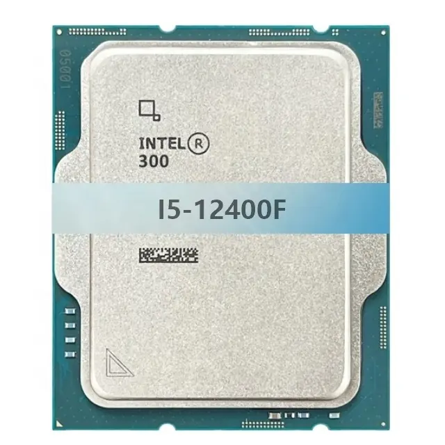 Intel Core i5 masaüstü işlemci için toptan CPU I5-12400F 12400 12400T 2.5 GHz 6-Core 12-Thread L3 = 18M 65W LGA 1700 yeni