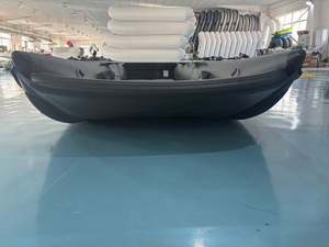 เรือยางเป่าลม Reachsea PVC <span class=keywords><strong>สี</strong></span><span class=keywords><strong>เทา</strong></span>เข้ม แบบ Catamaran พื้น EVA รองรับ 5 คน ขนาด 12.5 ฟุต พร้อมหลังคา ขายดีที่สุด - Product Image 4