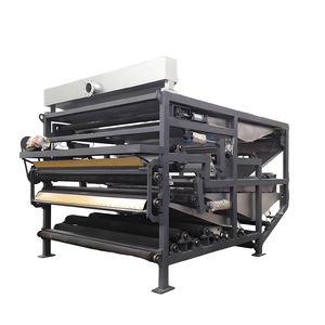 Otomatik atıksu arıtma çamur kaldırma döner tambur sürekli kayışlı filtre basın - Product Image 3
