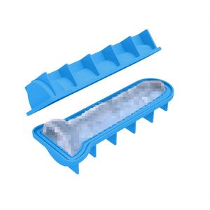 Moule à glaçons en silicone de qualité alimentaire, grand bac à glaçons flexible avec entonnoir pour whisky, fêtes et farces, compatible congélateur - Product Image 3