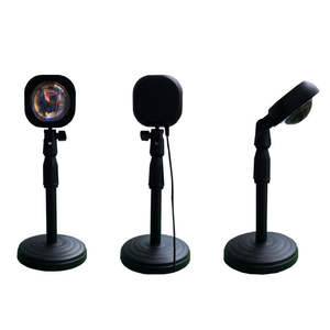 Luz Noturna LED de Design Moderno Projetor de Lâmpada do Pôr do Sol Rotação de 180 Graus Fundo Colorido Arco-Íris para Quarto Sala de Estar <span class=keywords><strong>DIY</strong></span> - Product Image 3