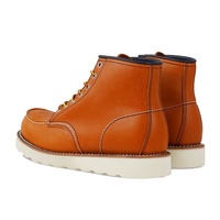 Goodyear hommes Style occidental en cuir véritable bottes de travail chaussures d'hiver fermeture à lacets respirant hauteur augmentant la saison d'automne